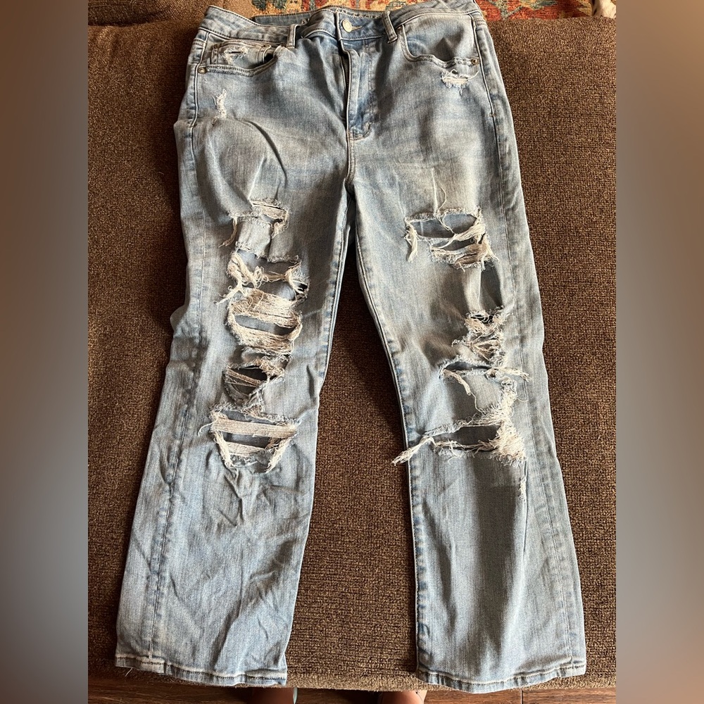 AE SLIM STRAIGHT CROP